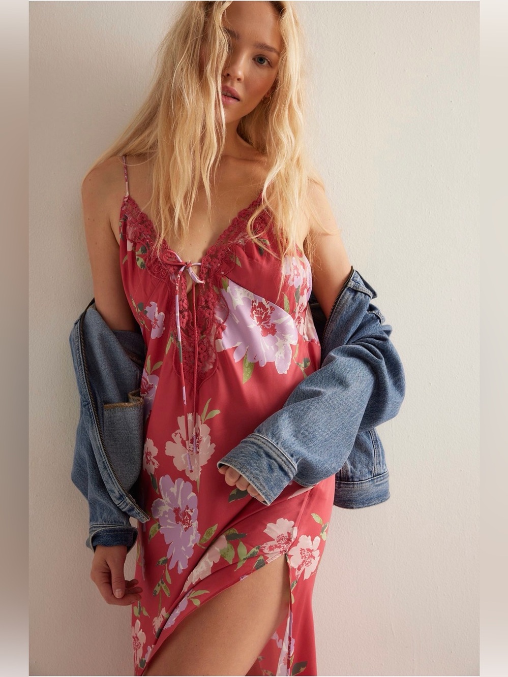 Free People Someone Like You Midi Slip - Picture 2 of 8